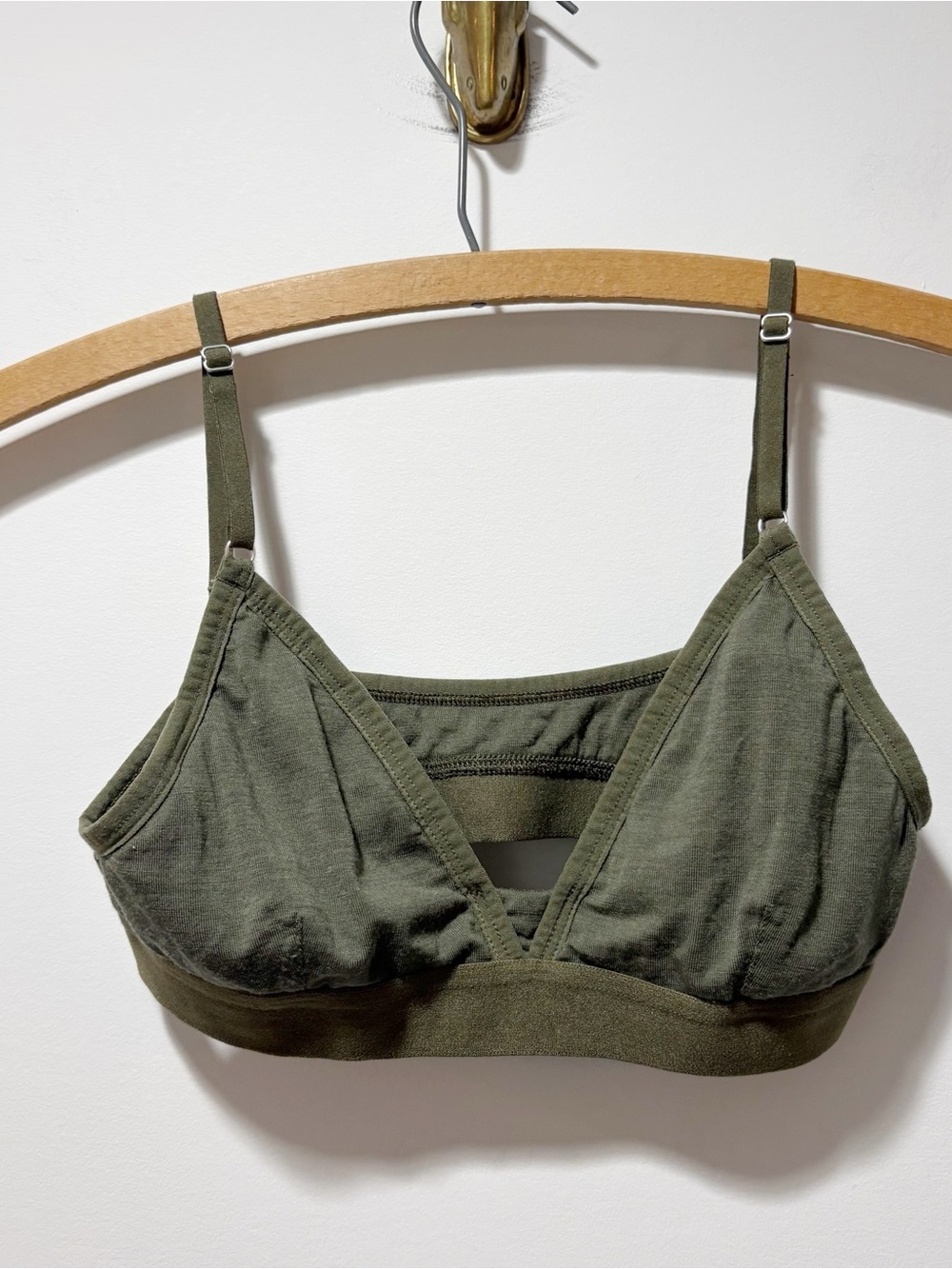 Icebreaker Merino 150 Siren Bra Size Small Green Merino Wool Quick Drying Hiking